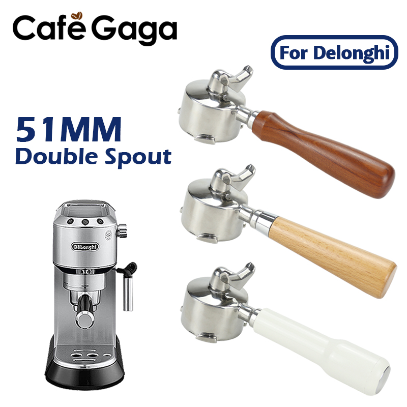 Delonghi Espresso Magnifica - Koffie Bodemloze Filterhouder 51mm Naakt voor