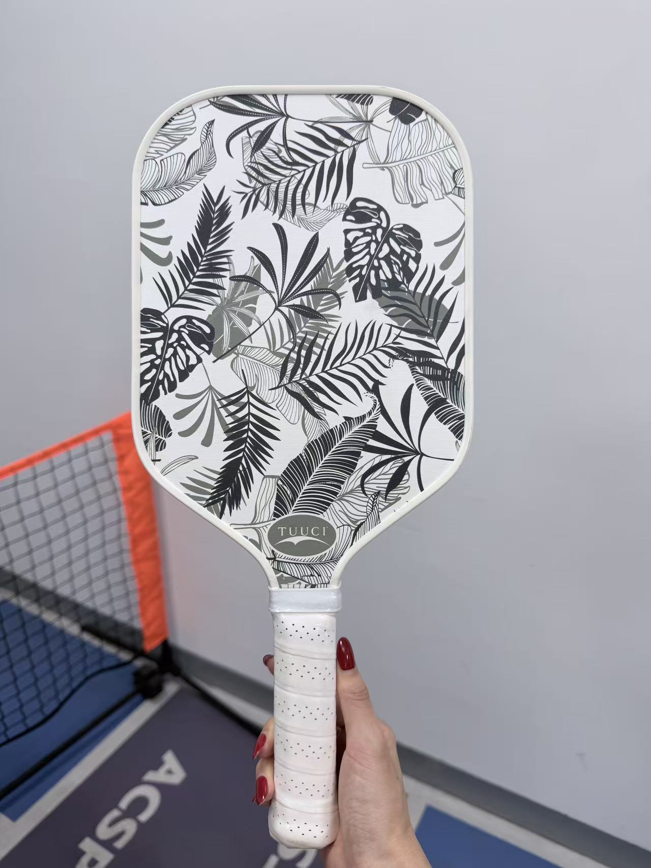 Crepe Pan Carbon - Dubbelzijdig bedrukte pickleball paddle met uniek