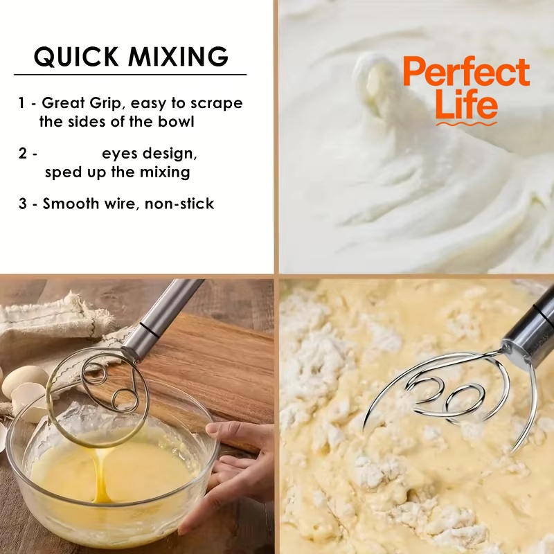 Deegmixer Roestvrij staal Hand - Danish Pancake Pan recensie en prijs